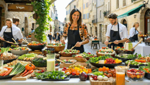 participez au défi végétalien proposé par l214 à périgueux pour célébrer le veganuary ! découvrez une cuisine savoureuse, apprenez des recettes innovantes et rejoignez un mouvement éthique pour le respect des animaux et de l'environnement.
