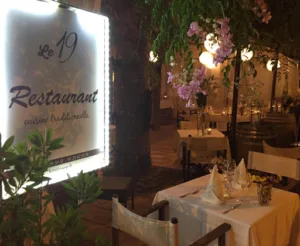 restaurant le 19 à Le Plan-de-la-Tour