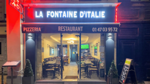 Restaurant La Fontaine d’Italie à Paris