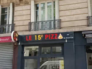 Le 15E Pizza à Paris