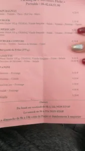 Le chalet gourmand chez burger pat à École-Valentin