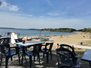 Bar de la plage à Mesnil-Saint-Père