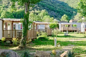 Camping Mobile home Lamalou baths Domain Gatinié à Les Aires