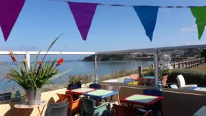 Le Buveur de Lune Saint Jacut de la Mer terrasse vue mer panoramique à Saint-Jacut-de-la-Mer
