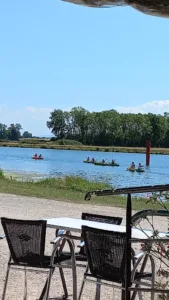Camping, aire de camping car, bar snack restaurant Les Herlequins à Saint-Usage