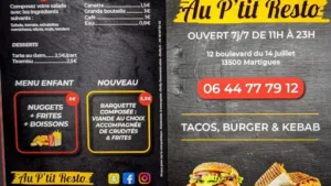 Snack Au p’tit resto à Martigues