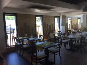 L’étal à la table à Châtillon-le-Duc