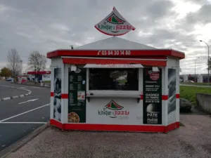 Les pizzas du kiosque à Lure