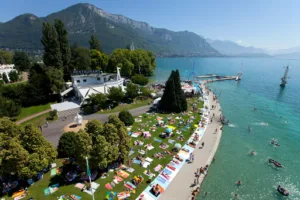 Plage de l’Impérial à Annecy