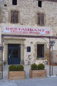 L’escargot rouge à Verclause