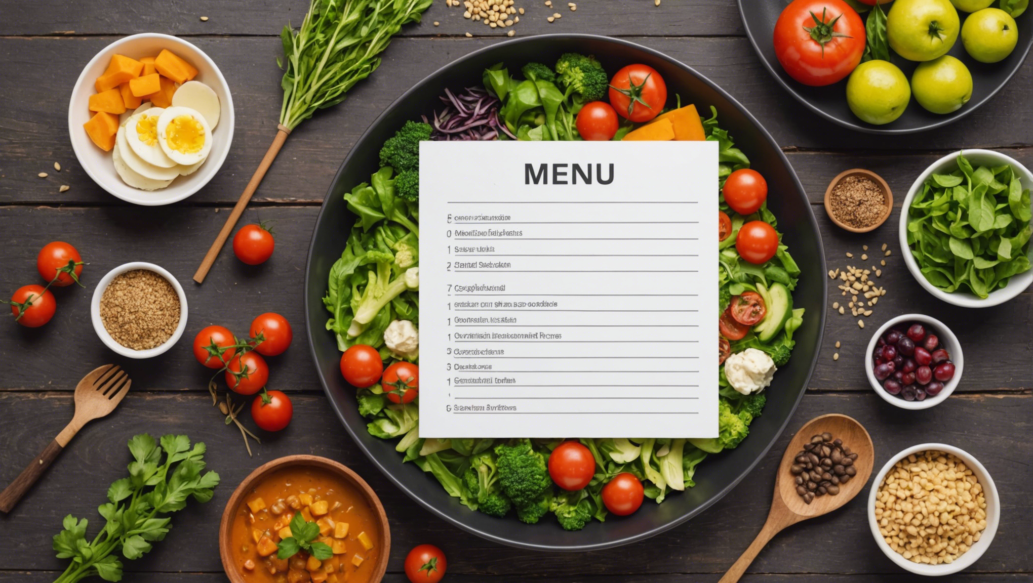 découvrez nos conseils pour composer un menu végétarien équilibré et savoureux. des recettes saines et délicieuses pour vos repas sans viande.