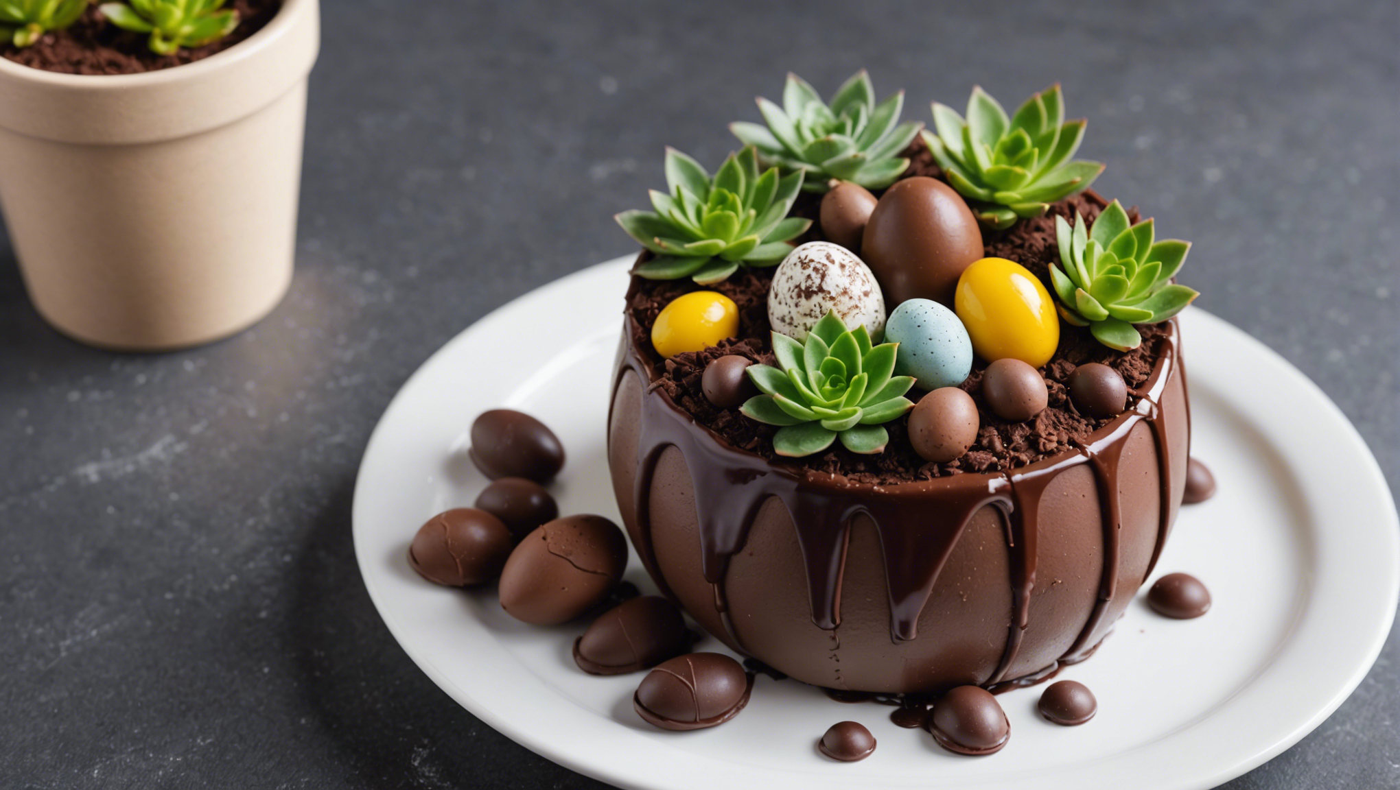 découvrez comment préparer un délicieux dessert en forme d'œuf de pâques au chocolat avec cette recette facile et gourmande.