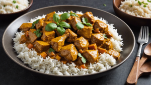 découvrez comment préparer facilement un savoureux plat de cuisses de poulet curry coco avec votre cookeo grâce à notre recette détaillée et délicieuse. parfait pour un repas rapide et délicieux!