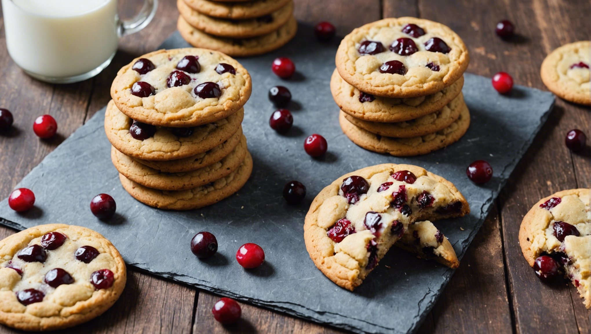 découvrez une délicieuse recette de cookies au chocolat blanc et aux cranberries et apprenez à les préparer facilement chez vous.
