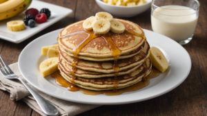 découvrez la recette savoureuse des pancakes à la banane, à l'avoine et au fromage blanc. prêt en quelques minutes, ce délice moelleux et nutritif ravira vos papilles dès le petit-déjeuner !