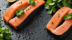 découvrez la recette pour préparer des pavés de saumon aux épinards et régalez-vous avec ce plat délicieux et sain.