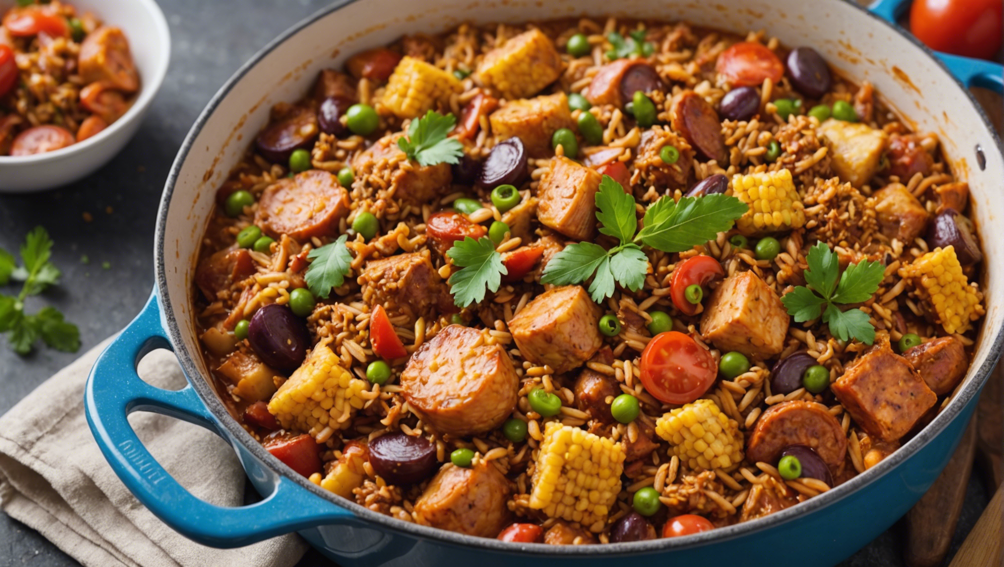 découvrez comment préparer un délicieux jambalaya au cookeo grâce à notre recette facile et rapide. savourez ce plat typique de la louisiane en un rien de temps !