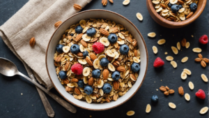 découvrez comment préparer un délicieux muesli maison adapté aux diabétiques et sans sucre pour un petit-déjeuner sain et savoureux.