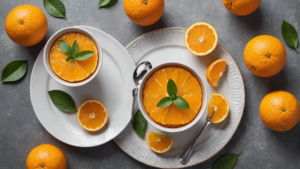 découvrez comment préparer un délicieux dessert aux oranges confites avec cette recette facile et savoureuse.