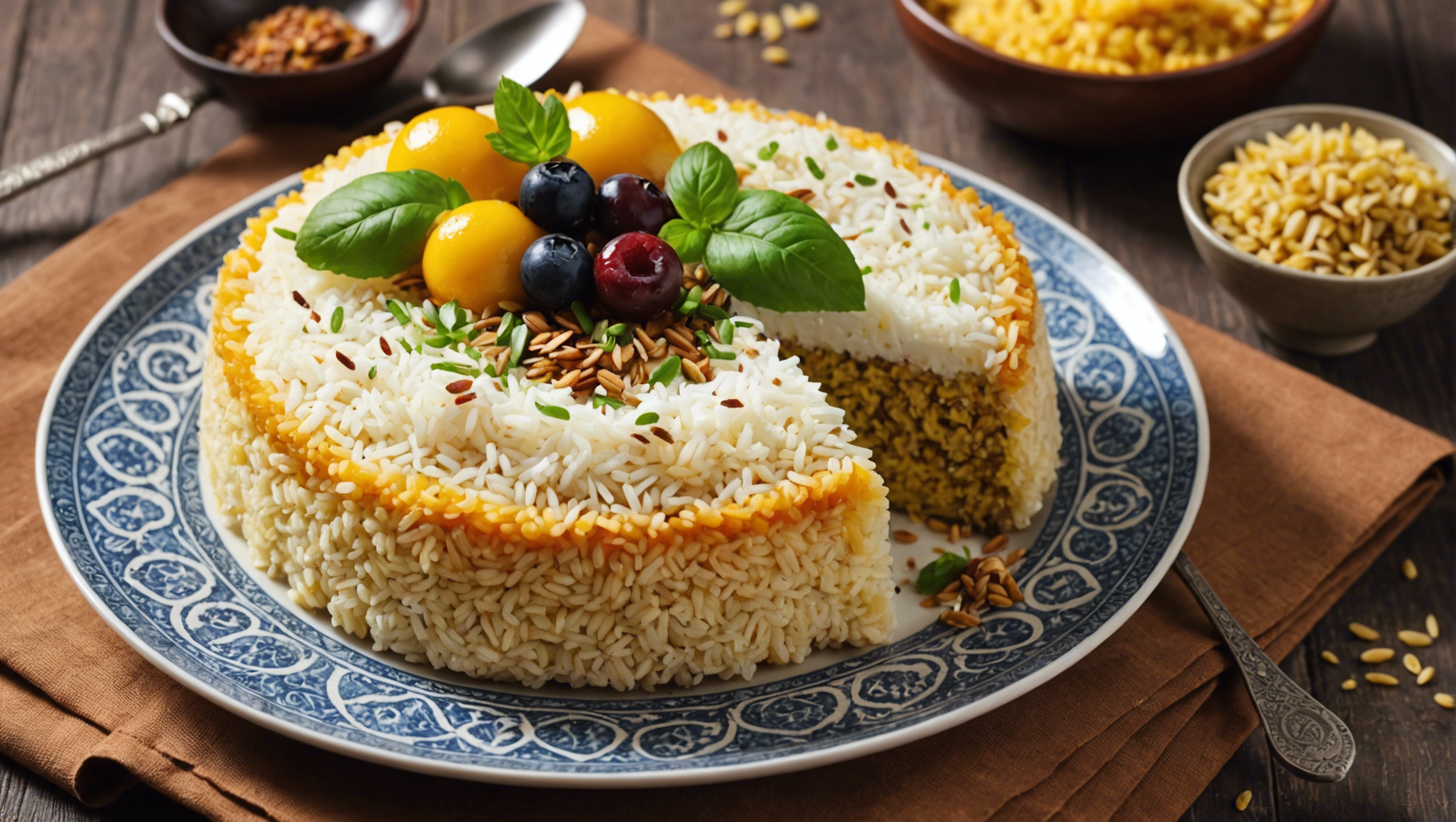 découvrez comment préparer un délicieux dessert de riz à l'iranienne avec cette recette facile et savoureuse. savourez l'authenticité de la cuisine iranienne chez vous !