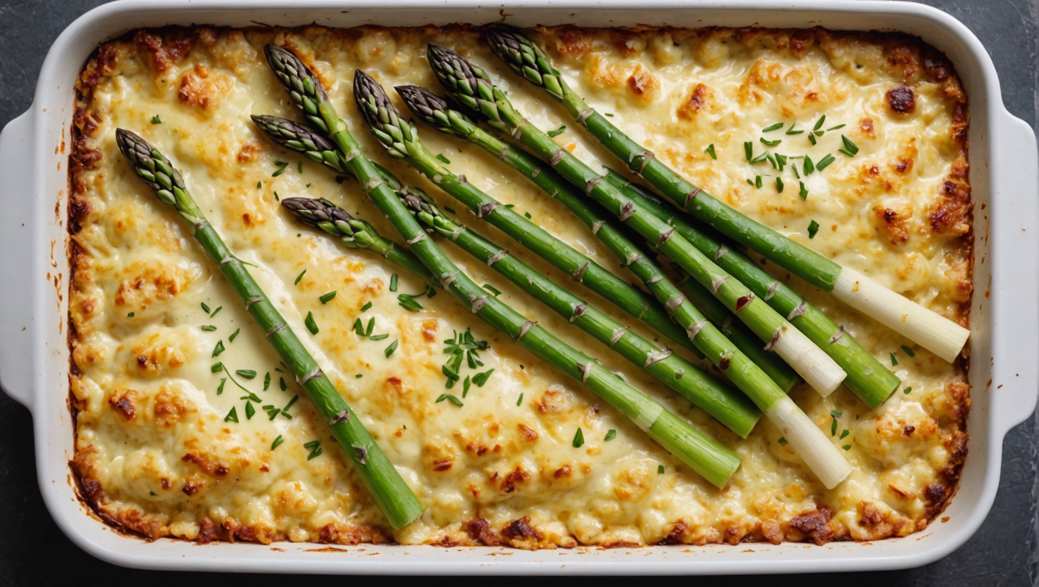 découvrez une recette facile et savoureuse pour préparer un délicieux gratin d'asperges blanches à la béchamel. astuces et étapes détaillées pour réussir ce plat traditionnel et réconfortant.