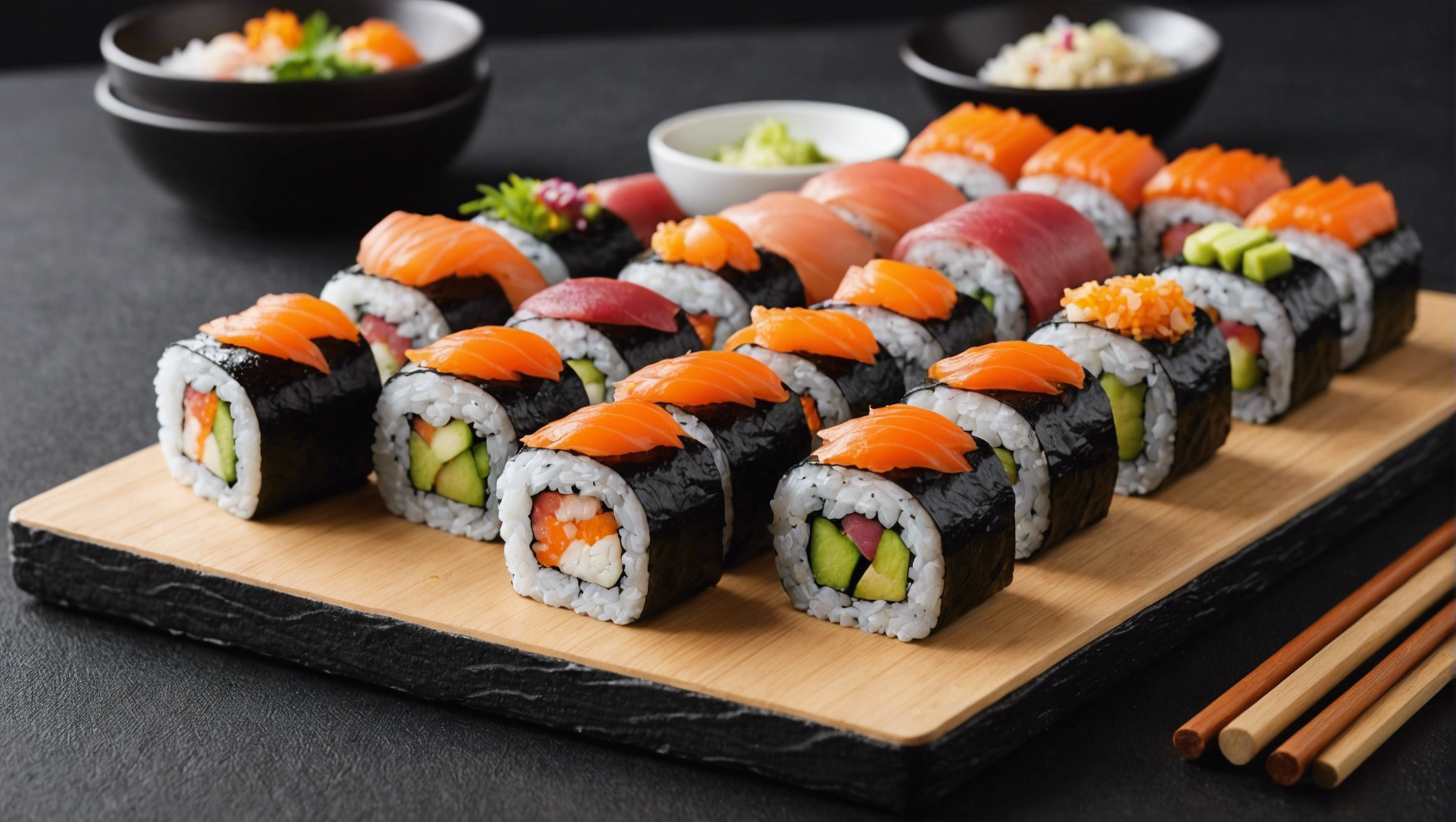 découvrez comment préparer un délicieux plat de maki-sushi avec cette recette facile et rapide. apprenez à rouler les makis comme un chef japonais et régalez-vous avec ce met traditionnel.