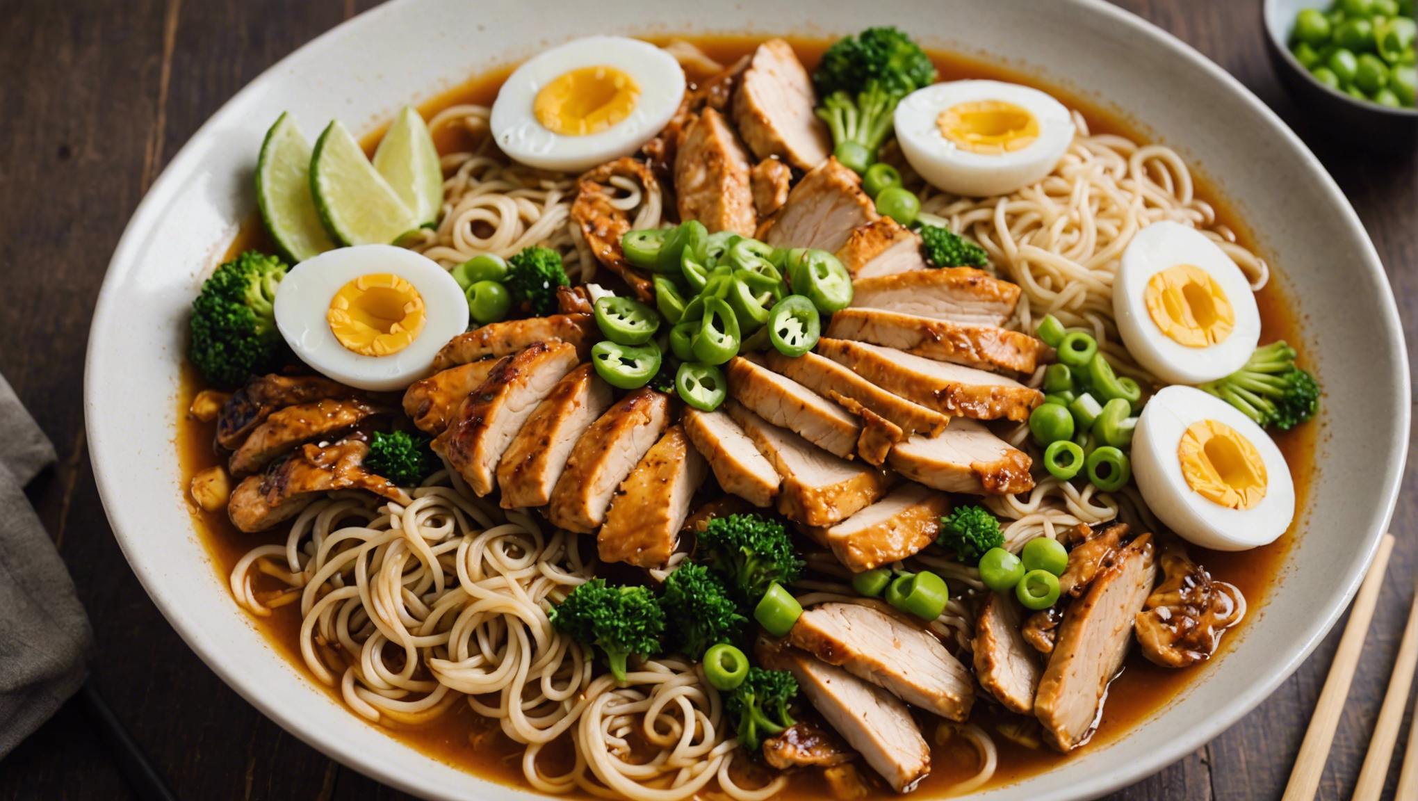 découvrez comment préparer un délicieux plat de ramen au poulet et régalez-vous avec cette recette simple et savoureuse.