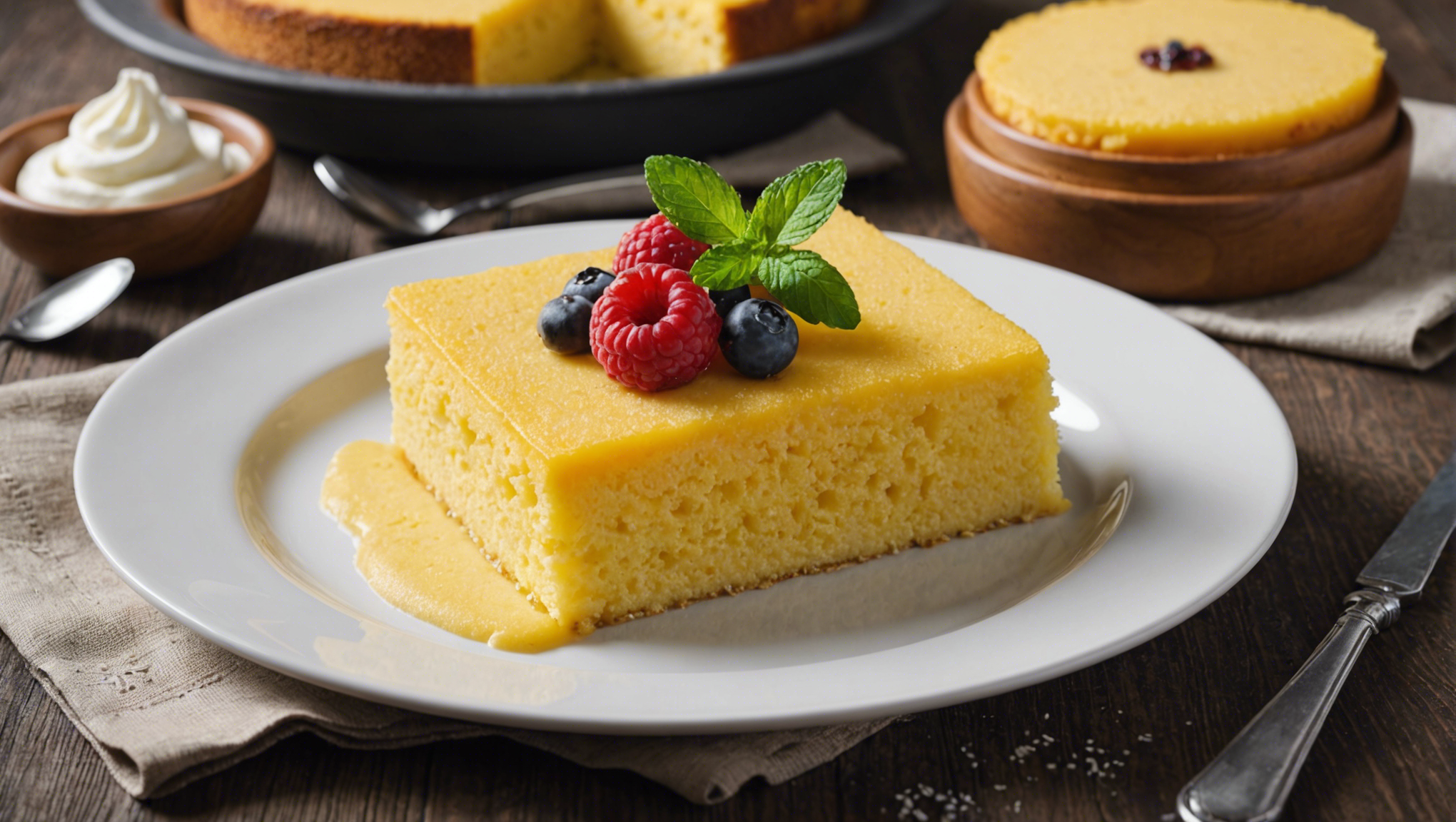 découvrez comment préparer un délicieux dessert à la polenta au thermomix, la recette parfaite pour un dessert original et savoureux !
