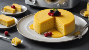 découvrez comment préparer un délicieux dessert à la polenta au thermomix grâce à notre recette facile et savoureuse. surprenez vos convives avec ce dessert original et gourmand !
