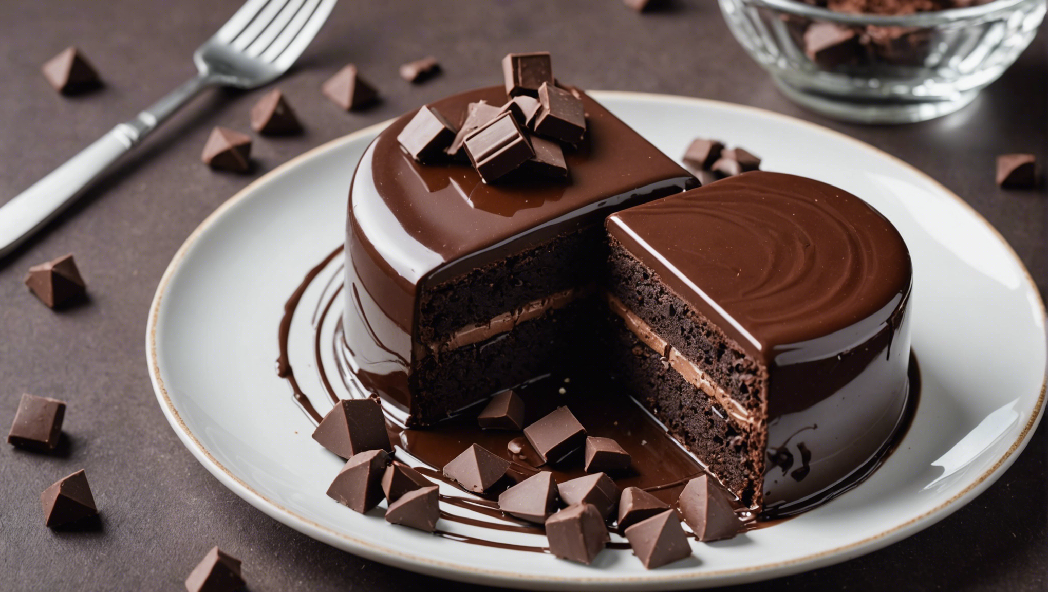 découvrez comment préparer un glaçage miroir au chocolat pour sublimer votre plat avec notre recette facile et inratable !