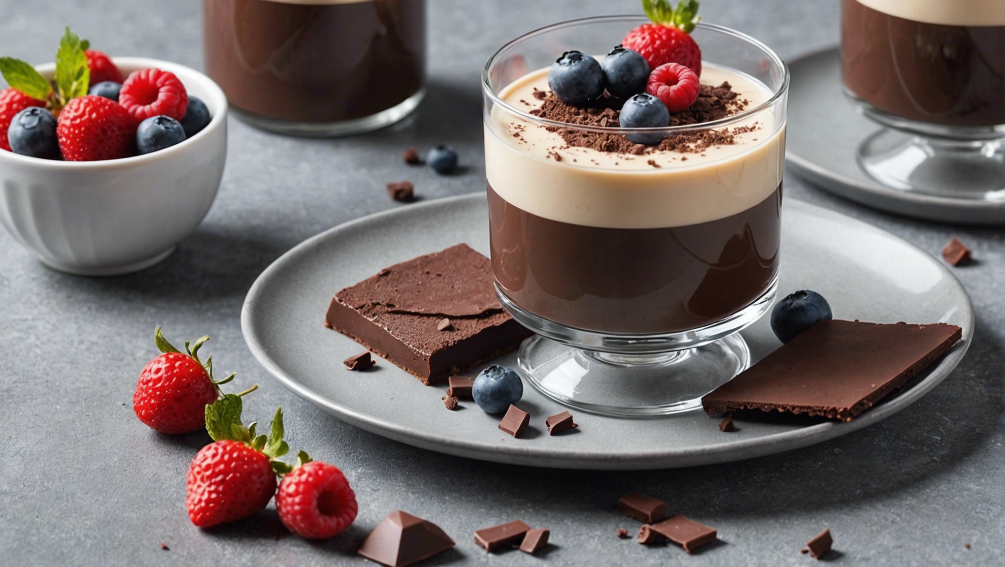 découvrez comment préparer une délicieuse panna cotta au chocolat grâce à notre recette facile et gourmande.