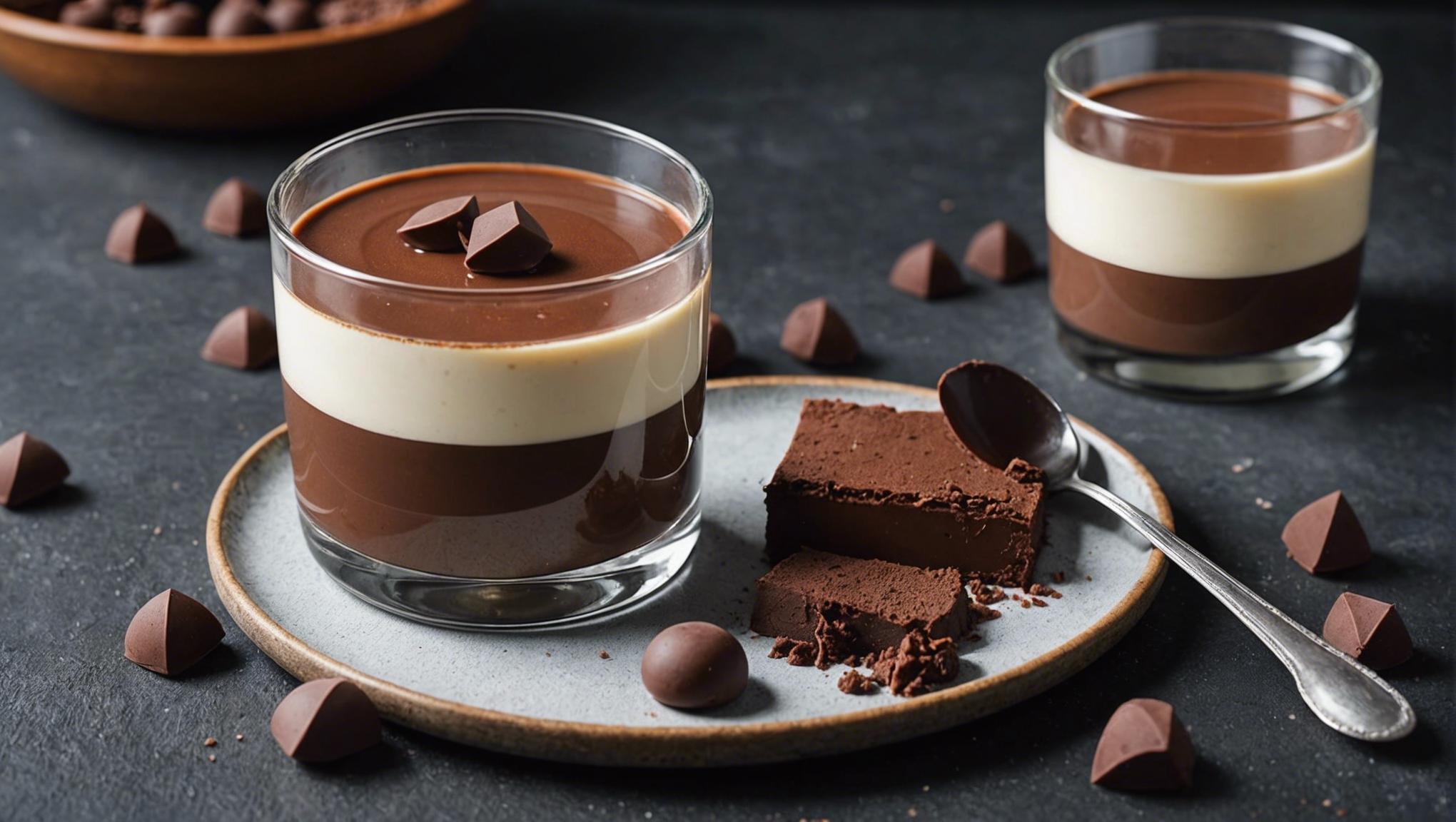 découvrez la recette inratable pour réaliser une onctueuse panna cotta au chocolat chez vous, et régalerez vos papilles avec ce délice italien !