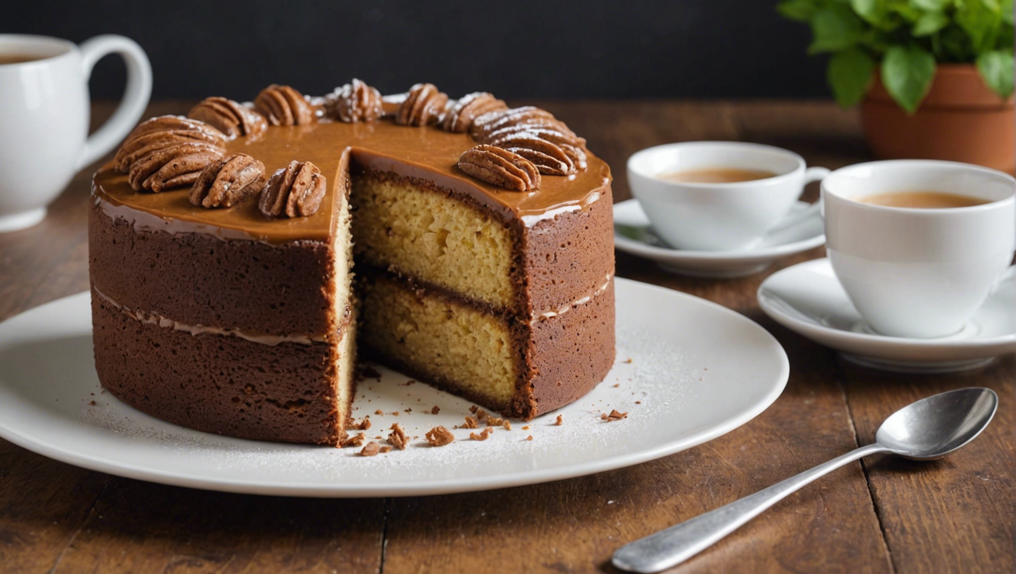 découvrez comment préparer un délicieux gâteau au thé brun en utilisant votre thermomix grâce à nos instructions détaillées et faciles à suivre.