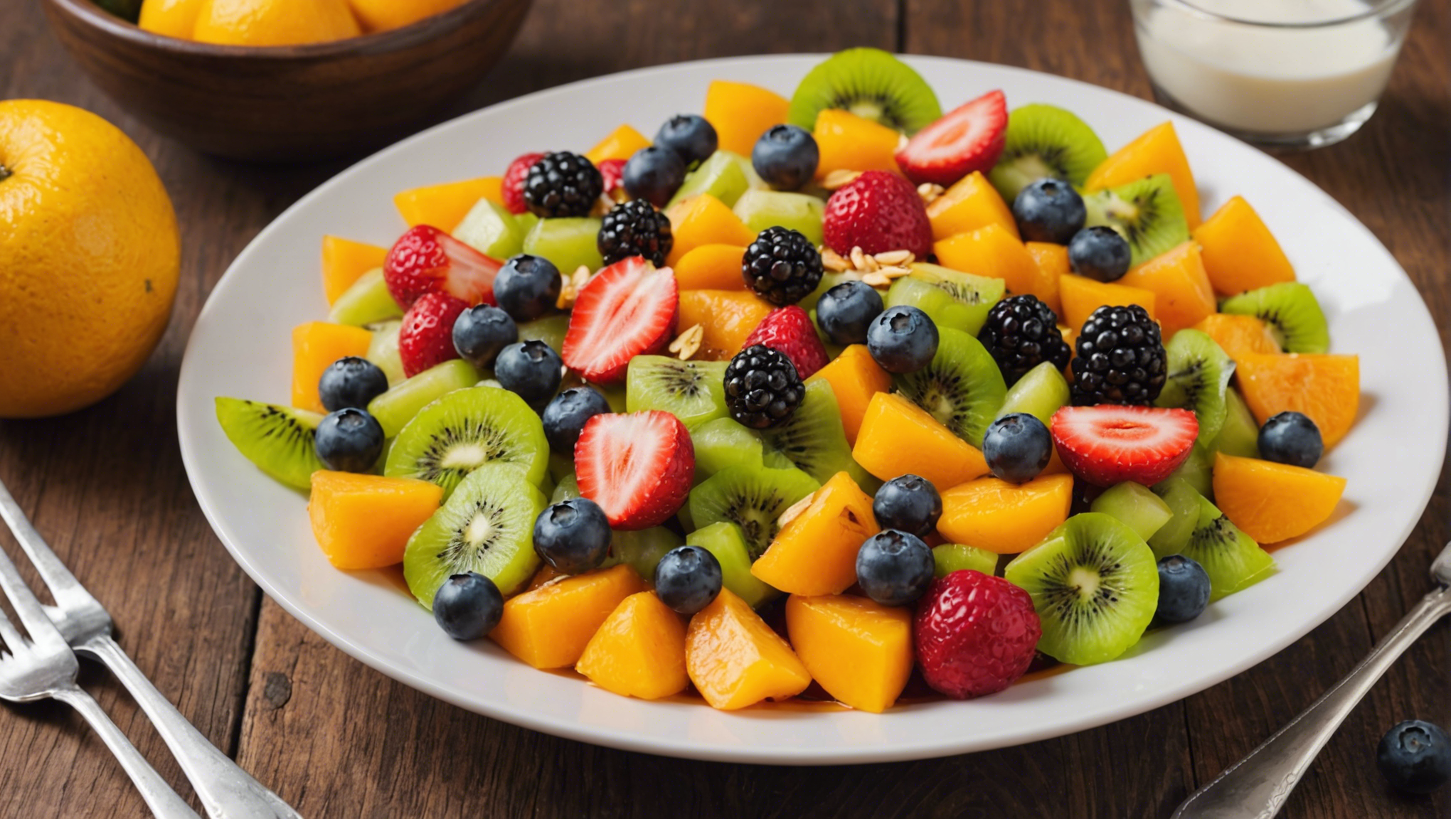 découvrez comment préparer une délicieuse salade de fruits parfumée aux épices pour terminer votre repas en beauté.