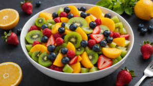 découvrez comment préparer une délicieuse salade de fruits aux épices pour le dessert avec cette recette facile et savoureuse.