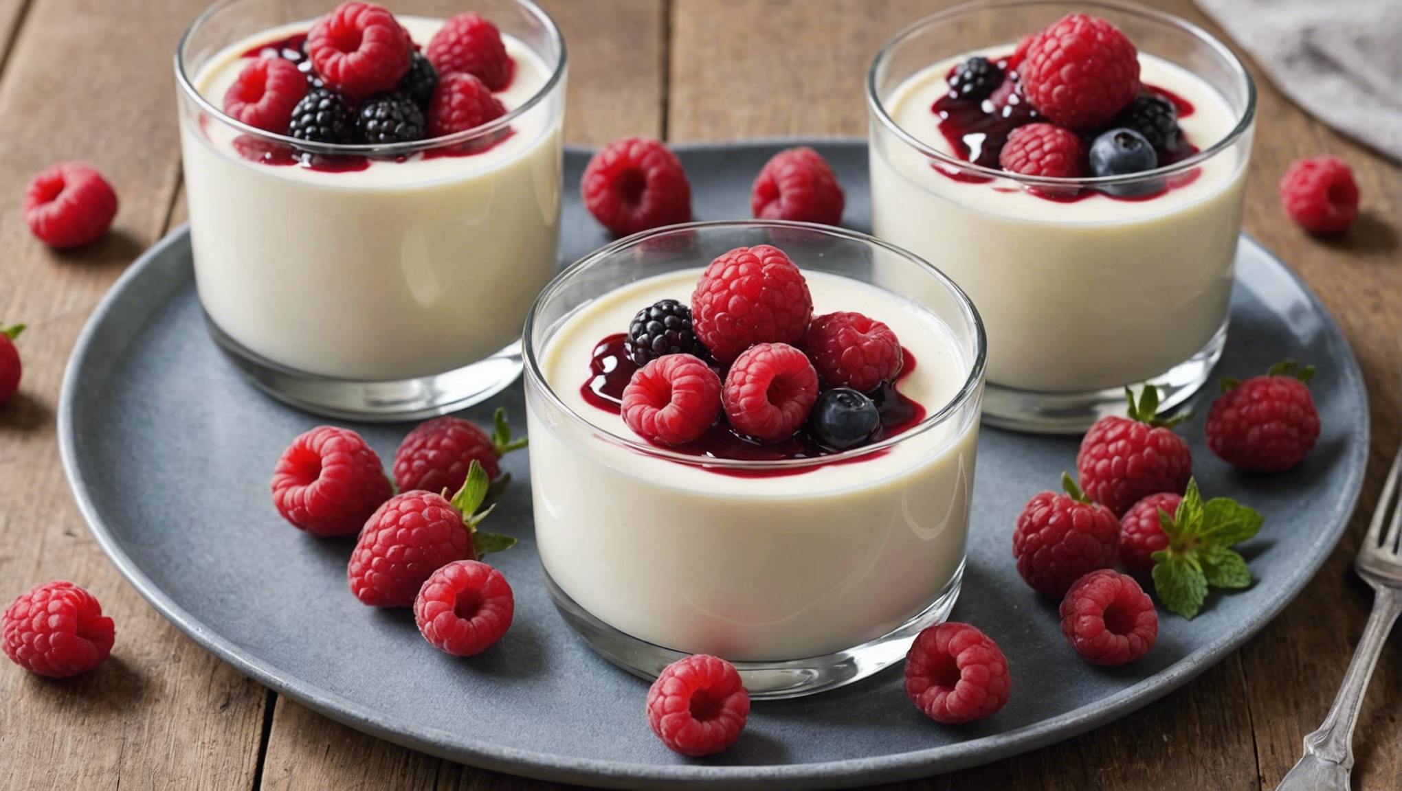 découvrez comment réussir la recette du dessert panna cotta aux framboises et régalez-vous avec ce délicieux dessert italien !