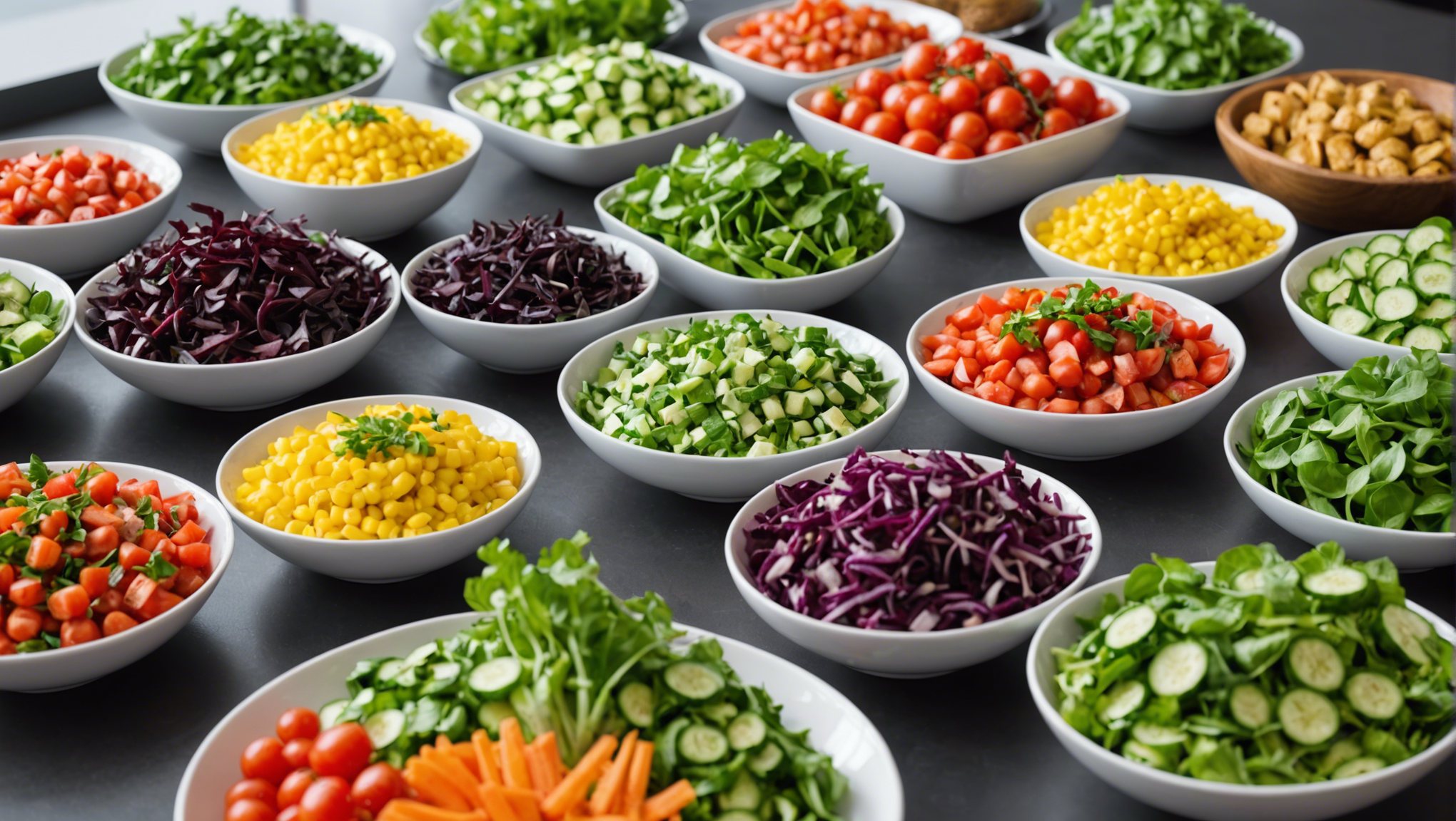 découvrez nos astuces pour réussir un buffet de salades variées et colorées, idéal pour un repas léger et savoureux. des recettes fraîches et gourmandes à déguster en toute convivialité !