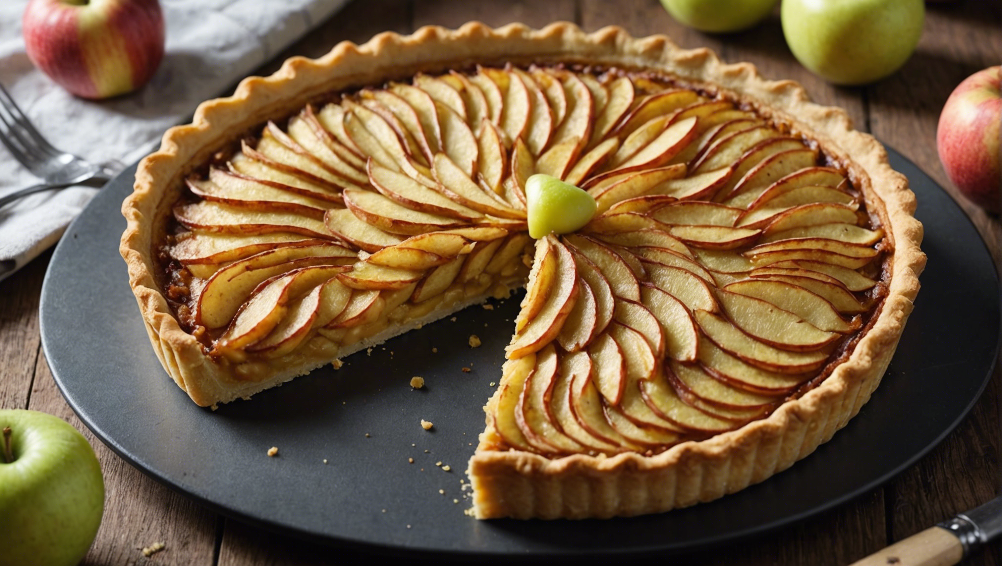 découvrez comment préparer une délicieuse tarte aux pommes avec une pâte sablée au thermomix en suivant nos conseils et astuces faciles à réaliser.