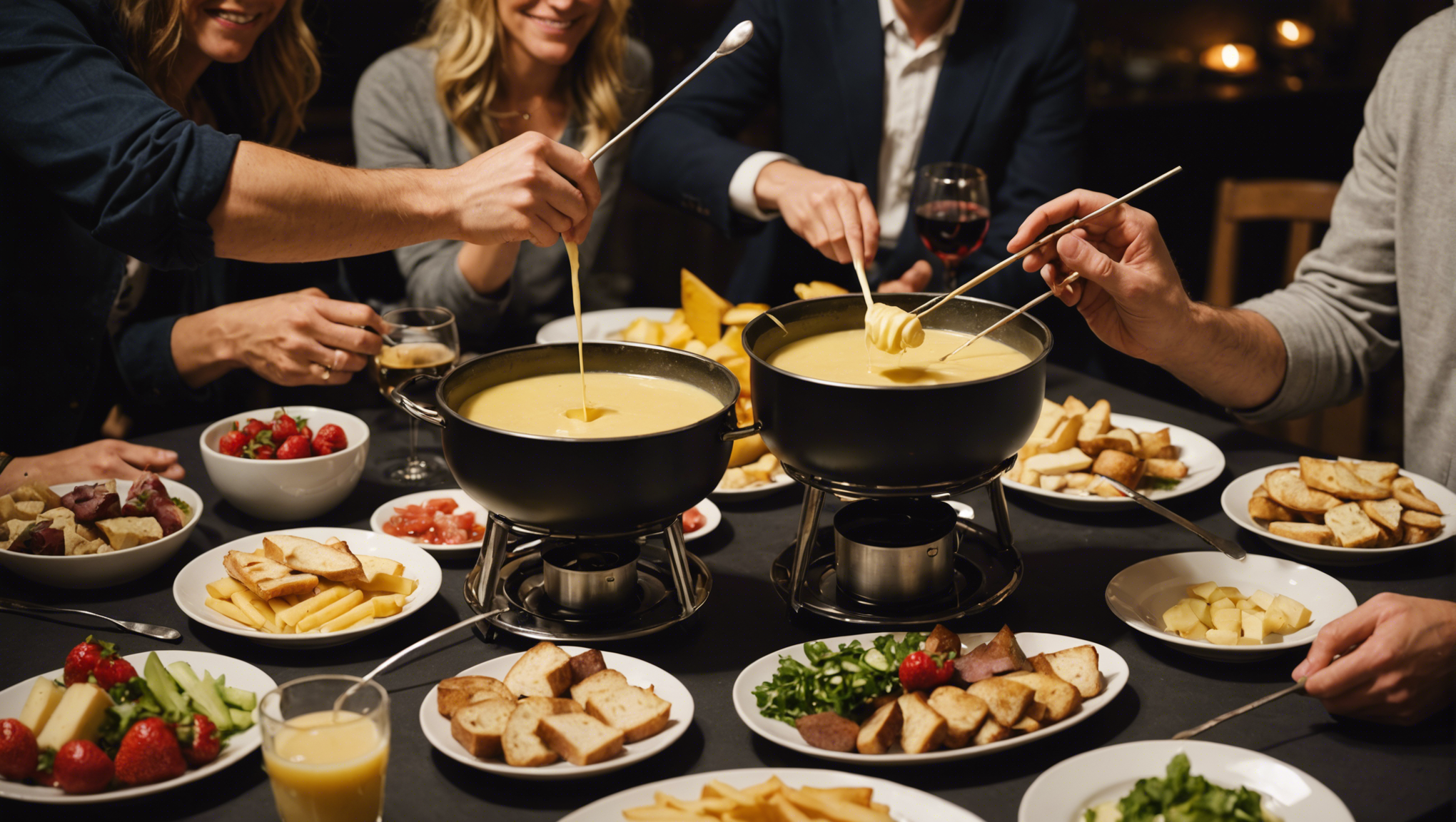 découvrez les astuces pour réussir une soirée fondue entre amis, avec nos conseils pour une ambiance conviviale et des recettes gourmandes. saisissez l'occasion de passer un moment chaleureux et délicieux en bonne compagnie.