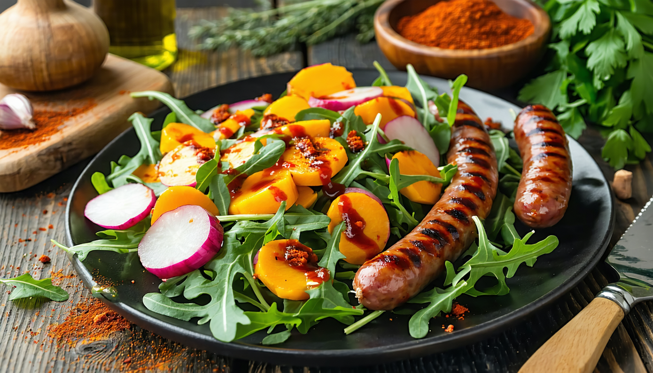 découvrez notre vidéo explicative pour apprendre à préparer une délicieuse salade de navets nouveaux à l'harissa et merguez. un mélange savoureux qui éveillera vos papilles et apportera une touche d'originalité à vos repas!