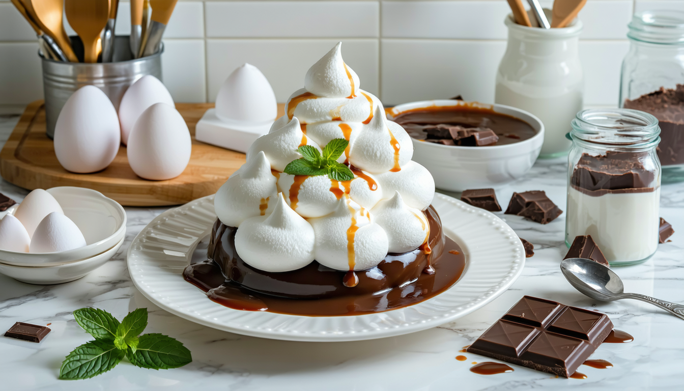 apprenez à réaliser une délicieuse île flottante au chocolat avec notre vidéo incontournable de petits plats en équilibre. suivez nos conseils étape par étape pour émerveiller vos convives avec ce dessert aérien et gourmand.