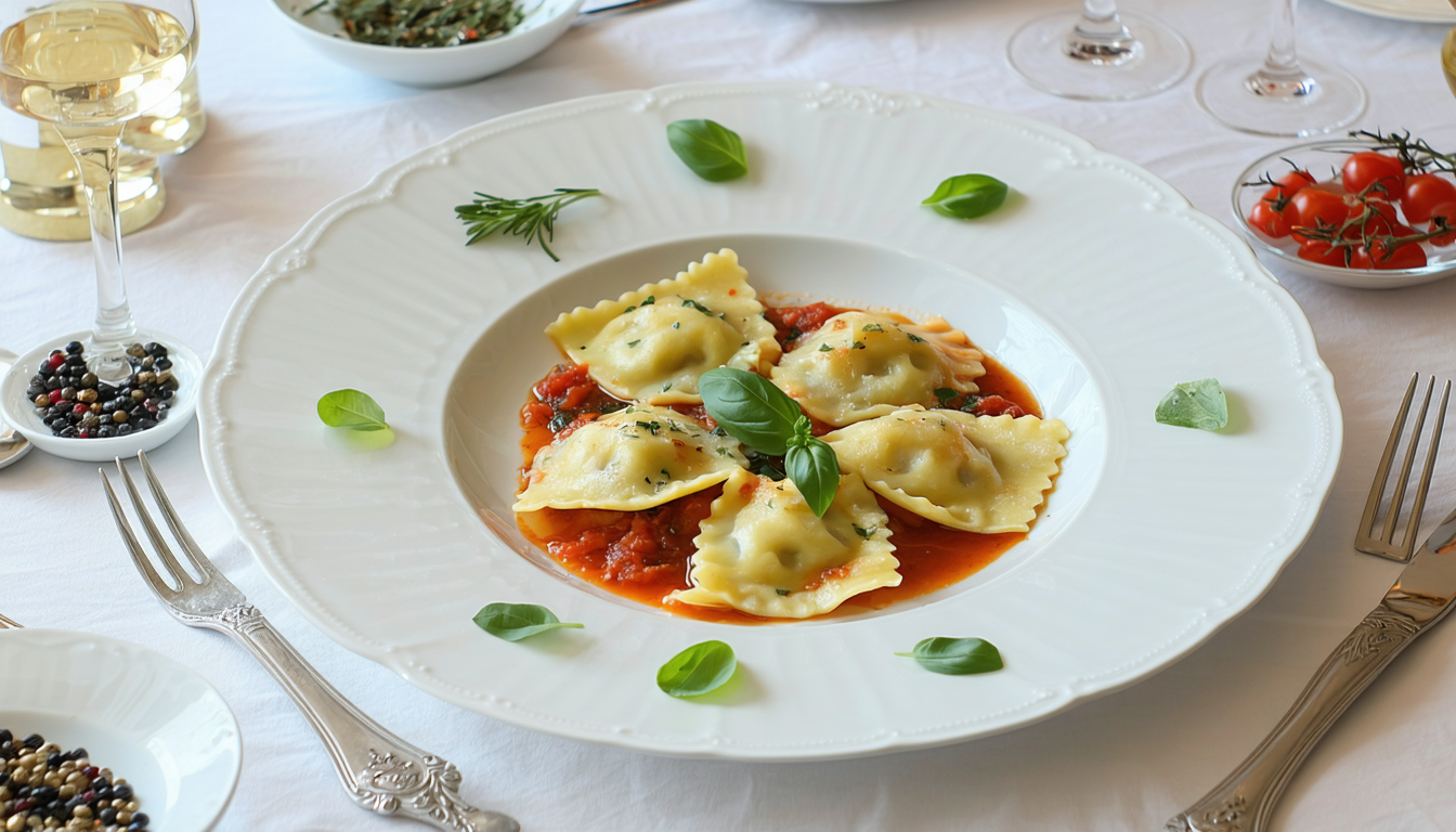 plongez dans l'univers culinaire de thibault lamarque avec sa recette délicieuse de ravioles de langoustines. un plat raffiné et savoureux qui séduira vos papilles et impressionnera vos invités.