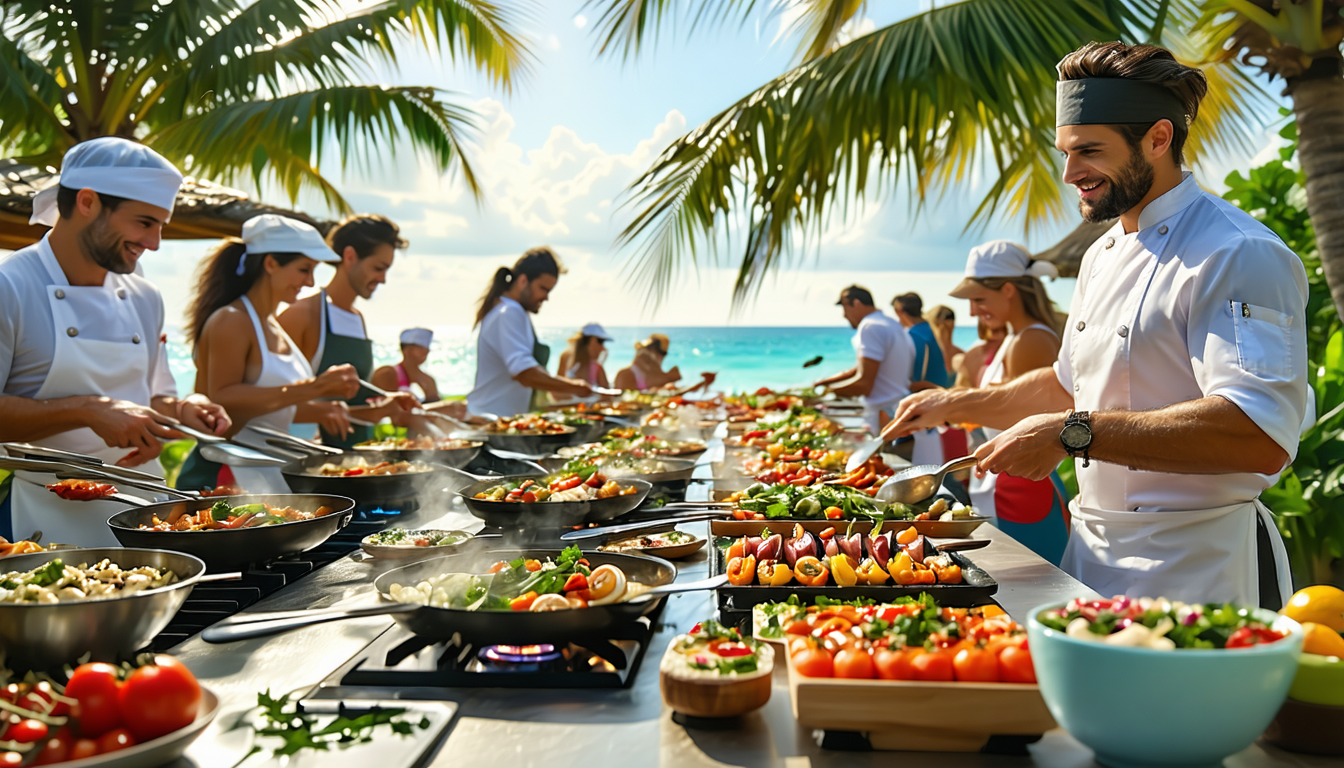 plongez dans l'univers culinaire de la côte d'emeraude avec notre recette emblématique. participez à un concours de cuisine passionnant, où les résidents s'affrontent pour réaliser le plat qui met en valeur les saveurs locales. rejoignez-nous pour célébrer la gastronomie et découvrir de nouvelles inspirations culinaires !