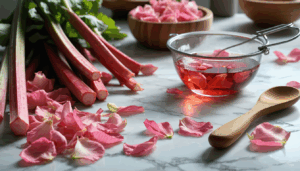 Dans le monde culinaire, certaines combinaisons suscitent curiosité et émerveillement grâce à leur originalité. C’est exactement ce que propose la recette des pétales de rhubarbe délicatement parfumés à l’eau de rose. Ce mariage subtil entre les saveurs acidulées de la […]