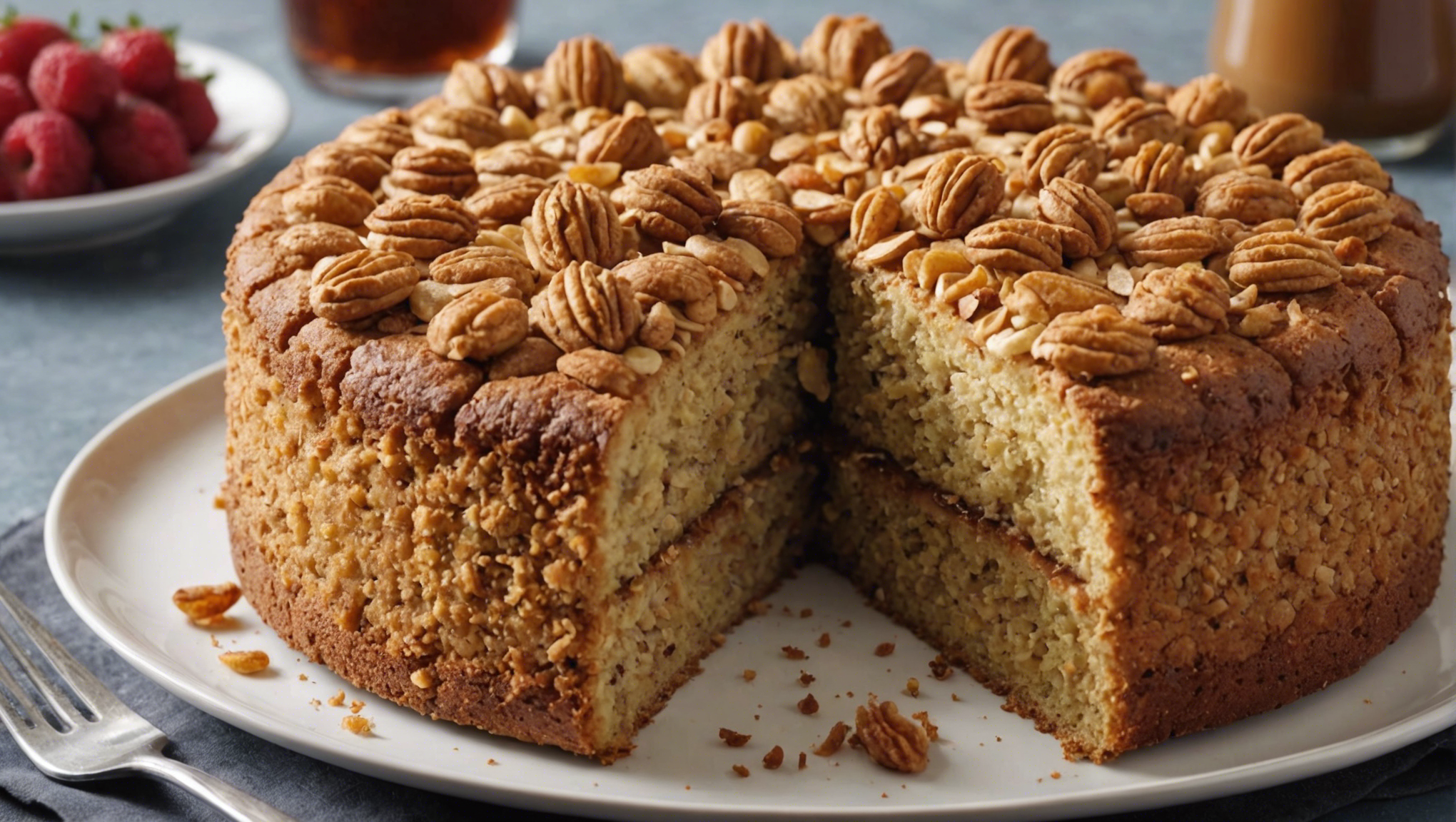 découvrez une recette savoureuse de gâteau croustillant aux céréales à réaliser facilement avec votre airfryer ! un délice croustillant à déguster en famille.