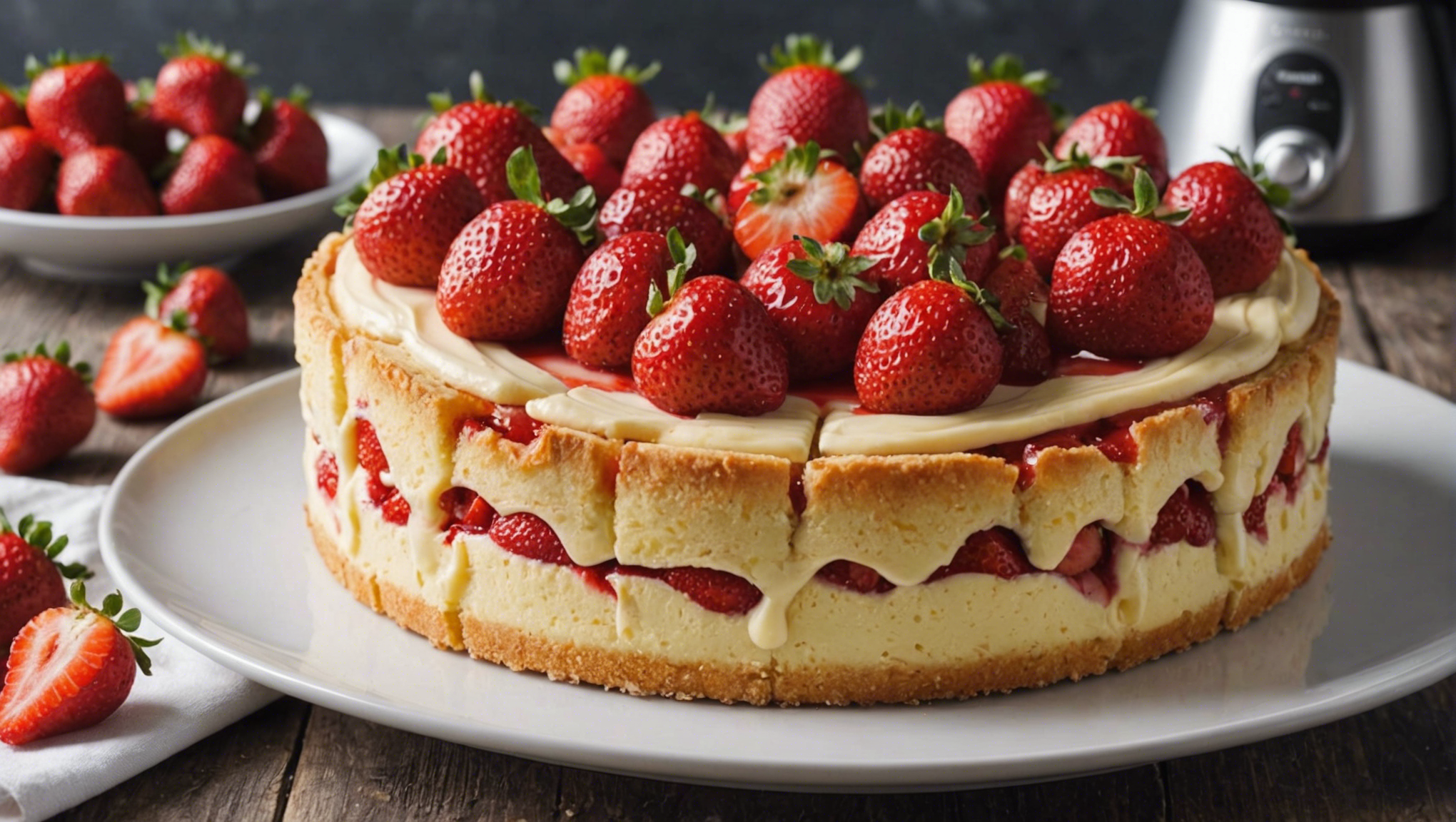 découvrez la recette inratable de la charlotte aux fraises au thermomix, un dessert délicieux et facile à réaliser pour épater vos convives!