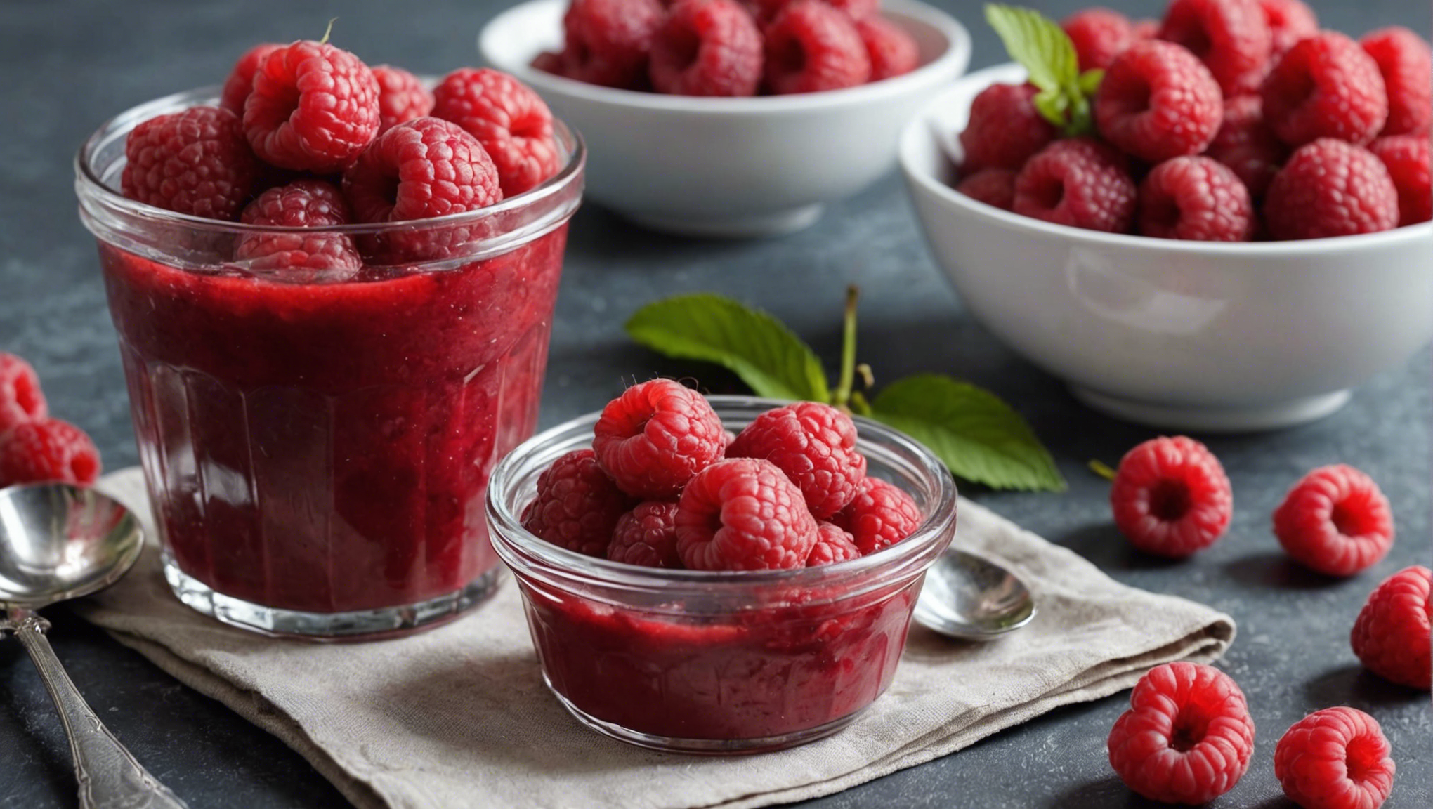 découvrez la recette inratable de la purée de framboises pour sublimer vos desserts. facile à réaliser, cette purée apportera une touche de fraîcheur et de gourmandise à vos créations sucrées.