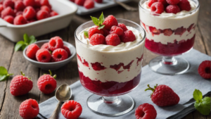 découvrez comment préparer en seulement 10 minutes une délicieuse mousse aux framboises grâce à cette recette rapide et facile à réaliser!