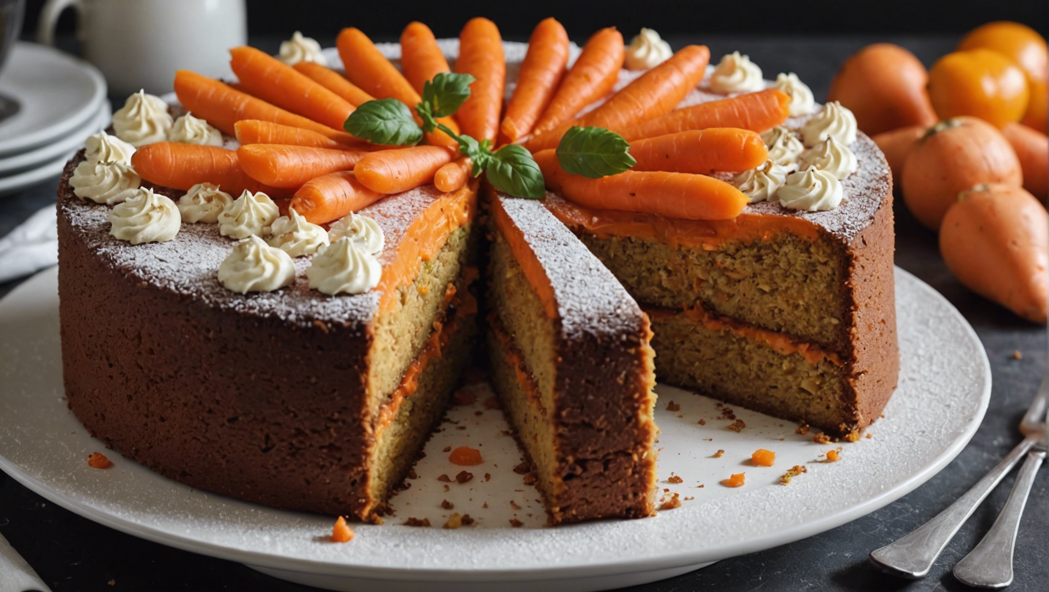 découvrez la recette secrète pour concocter un incroyable gâteau à étages aux carottes. un délice à ne pas manquer !