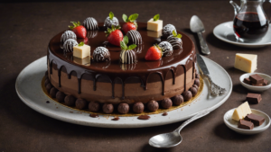 découvrez les étapes pour réaliser un entremets gourmand aux trois chocolats et régalez-vous avec cette délicieuse recette !